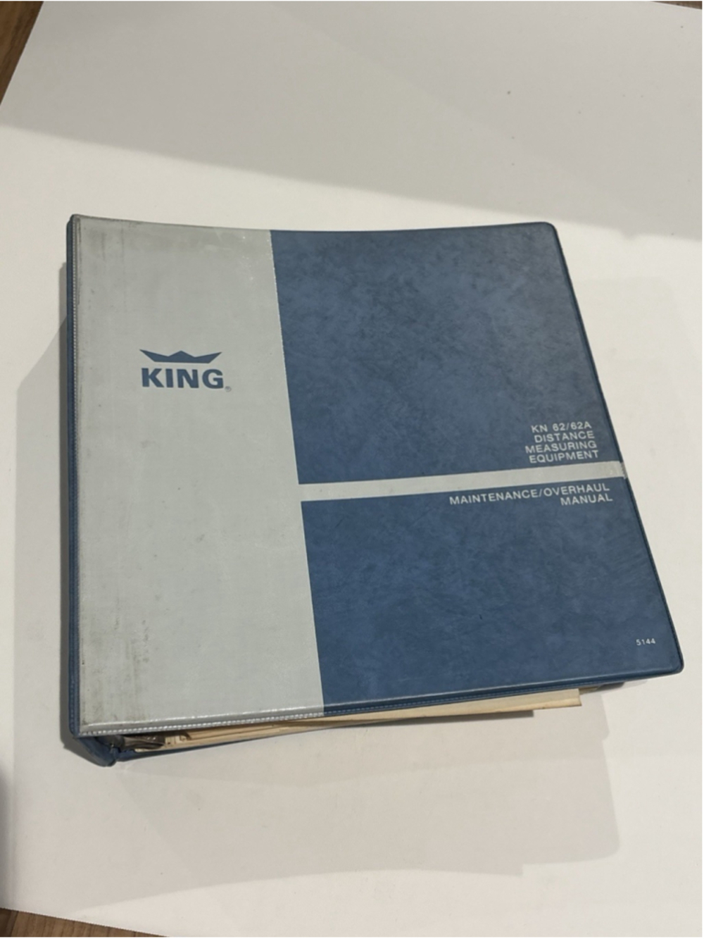 King KN 62/62A DME Maintenance Overhaul Manual 006-5144-02 Schematics IPL 1979